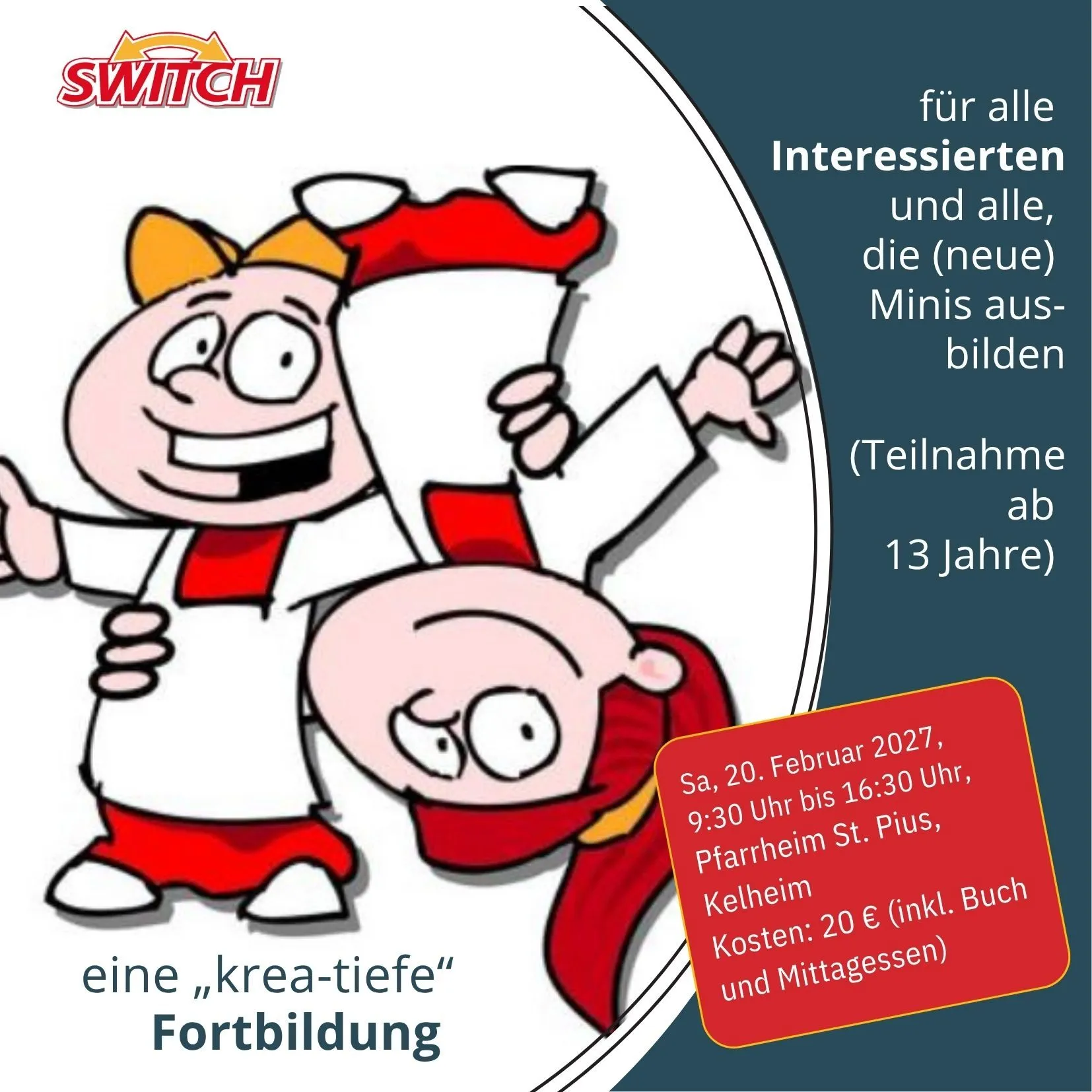 Krea.Tiefe Fortbildung für alle, die (neue) Minis ausbilden